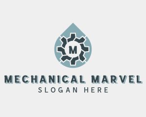 Industrial Cog Mechanic logo design