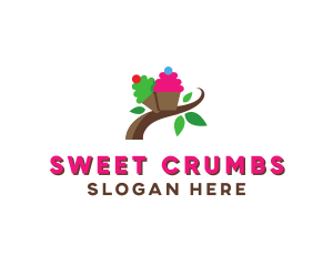 Organic Cupcake Dessert  logo