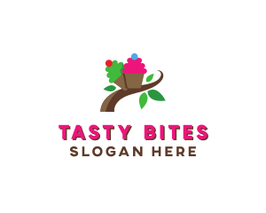 Organic Cupcake Dessert  logo