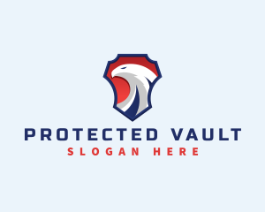 Eagle Shield Bird logo design