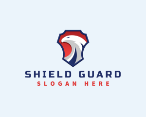 Eagle Shield Bird logo design