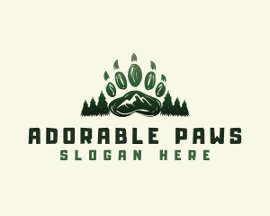 Paw Wildlife Forest logo design