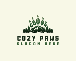 Paw Wildlife Forest logo design