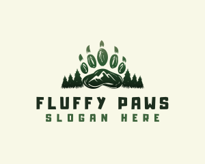 Paw Wildlife Forest logo design