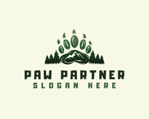 Paw Wildlife Forest logo design