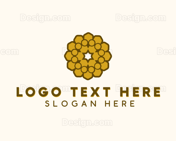 Geometric Hexagon Pattern Logo