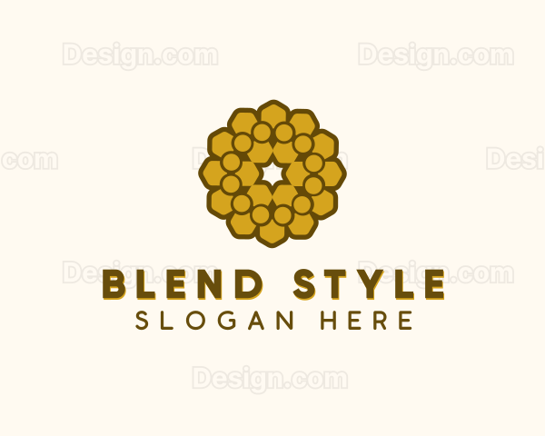 Geometric Hexagon Pattern Logo