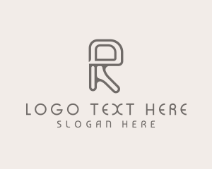 Digital Technology Letter R logo