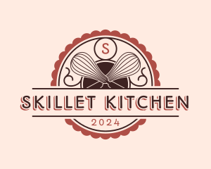 Baking Whisk Culinary logo design