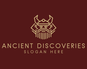 Ancient Viking Man  logo design