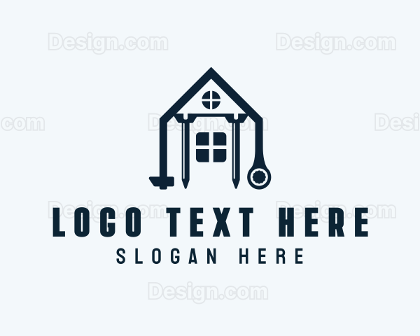 Construction Handyman Repair Logo