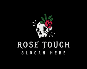 Punk Skull Rose logo