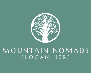 Natural Eco Tree  logo design