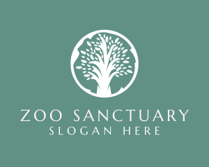 Natural Eco Tree  logo design