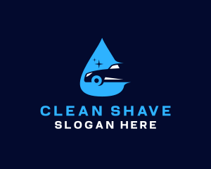 Car Wash Cleaning Droplet logo design