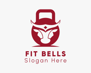 Bull Fitness Kettlebell logo design