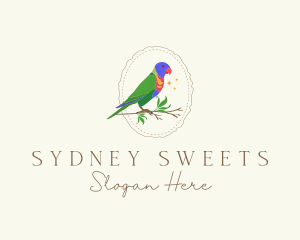 Australian Rainbow Lorikeet logo design