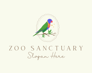 Australian Rainbow Lorikeet logo design