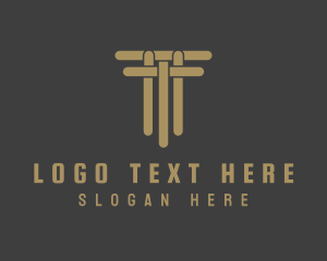 Business Company Letter T logo