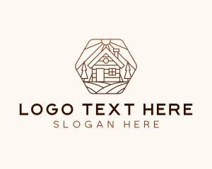 Lodge Cabin House logo