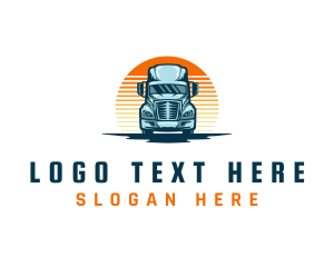 Logistic Truck Shipping logo