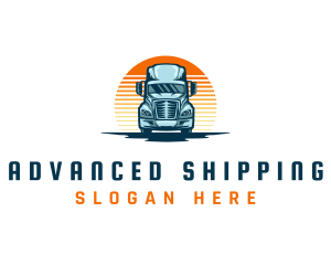 Logistic Truck Shipping logo