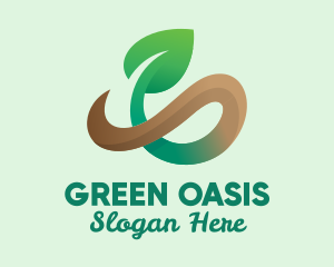 Natural Vine Plant logo design