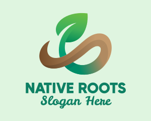 Natural Vine Plant logo design