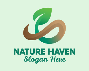 Natural Vine Plant logo design