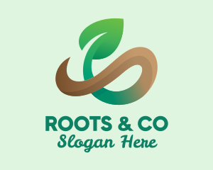 Natural Vine Plant logo design