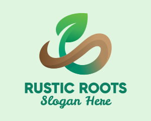 Natural Vine Plant logo design