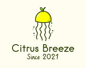 Lemon Citrus Jellyfish logo