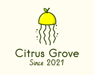 Lemon Citrus Jellyfish logo