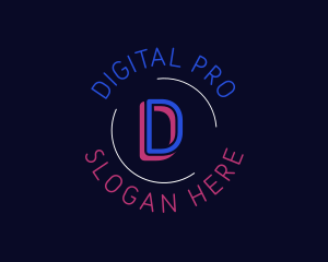 Technology Digital Software logo design