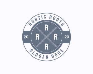 Retro Hipster Boutique logo design