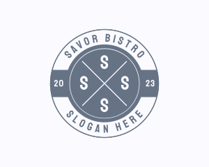 Retro Hipster Boutique logo design