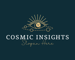 Cosmic Eye Moon  logo design