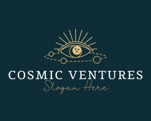 Cosmic Eye Moon  logo design