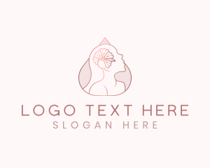 Beauty Floral Woman logo