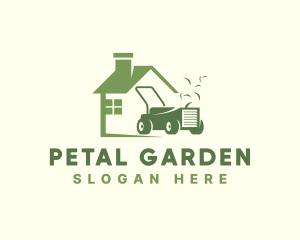 Garden Maintenance Lawn Mower logo design