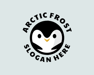 Penguin Antarctic Bird logo design