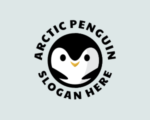 Penguin Antarctic Bird logo