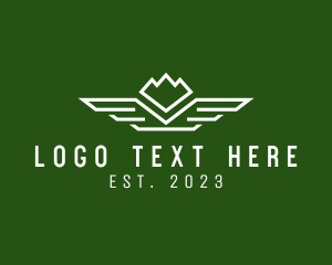 Winged Outdoor Mountain  logo