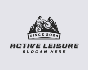 Mountain Biking Adventure logo design