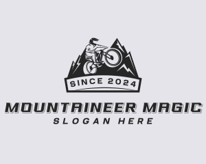 Mountain Biking Adventure logo design