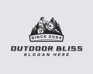 Mountain Biking Adventure logo design