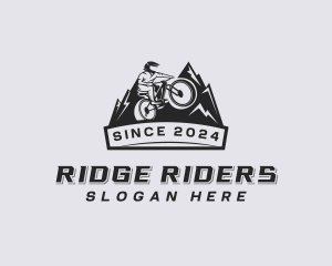 Mountain Biking Adventure logo design