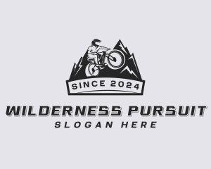 Mountain Biking Adventure logo design