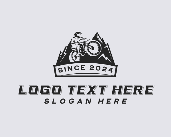 Mountain Biking logo example 3