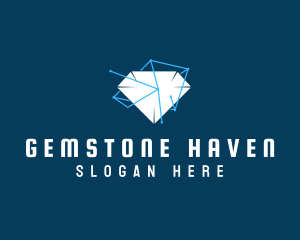 Diamond Jewelry Gem logo design